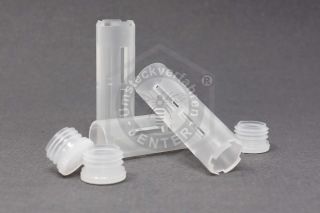 100 x protective cells with feed plugs