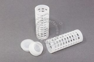 10 x roller cage with feed plugs